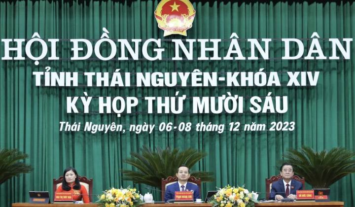 Thái Nguyên: Khai mạc Kỳ họp thứ 16 HĐND tỉnh khóa XIV