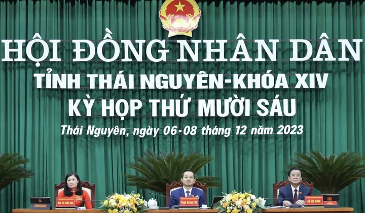 Thái Nguyên: Khai mạc Kỳ họp thứ 16 HĐND tỉnh khóa XIV