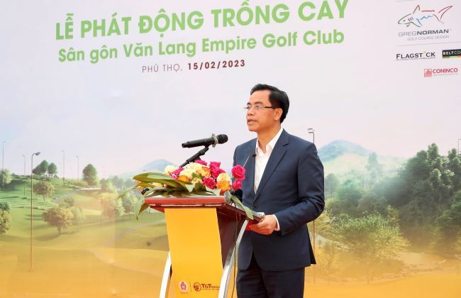 Phát động trồng cây phủ xanh 16 ha dự án sân golf tại tỉnh Phú Thọ