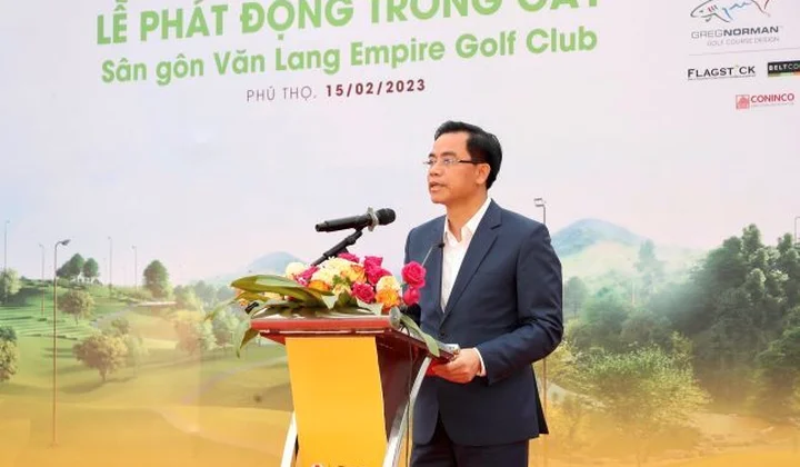 Phát động trồng cây phủ xanh 16 ha dự án sân golf tại tỉnh Phú Thọ