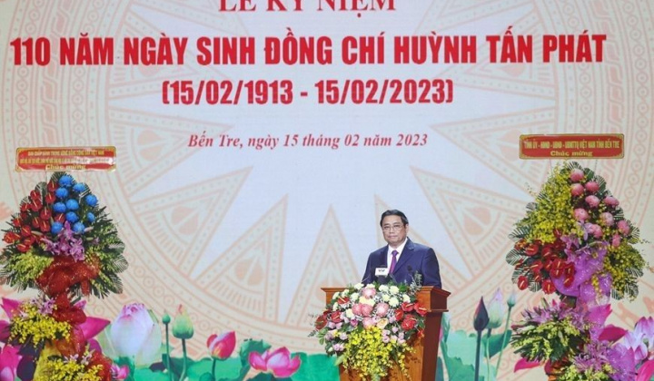 Trang trọng Lễ  kỷ niệm 110 năm Ngày sinh đồng chí Huỳnh Tấn Phát