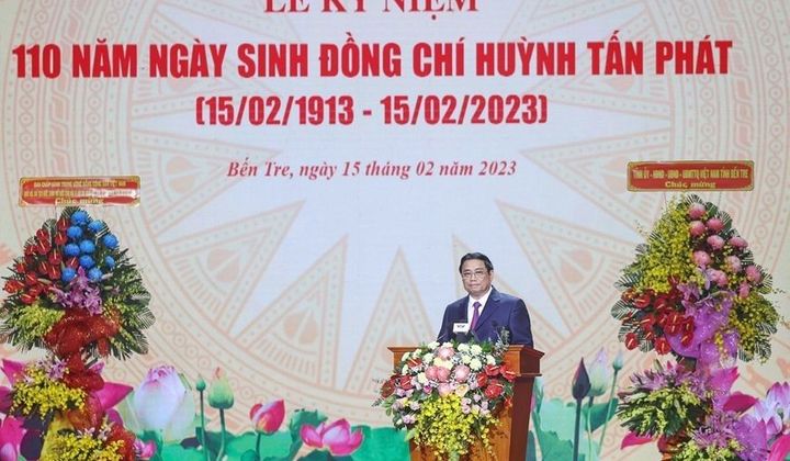 Trang trọng Lễ kỷ niệm 110 năm Ngày sinh đồng chí Huỳnh Tấn Phát