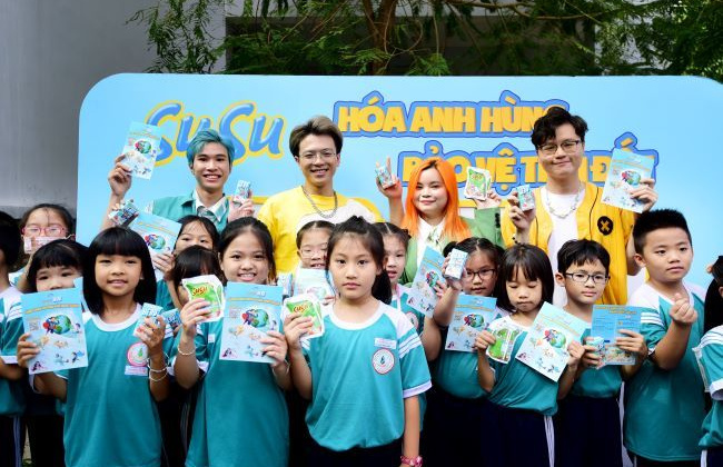 Hơn 65.000 học sinh cam kết chung tay bảo vệ trái đất cùng Vinamilk