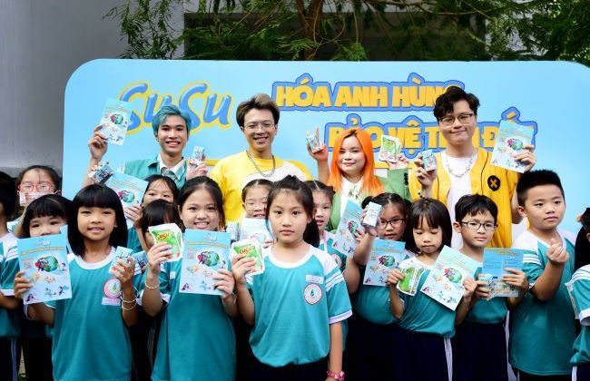 Hơn 65.000 học sinh cam kết chung tay bảo vệ trái đất cùng Vinamilk