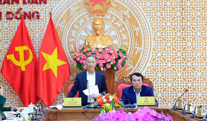 Lâm Đồng: Hội nghị trực tuyến toàn tỉnh đánh giá tình hình kinh tế xã hội tháng 1