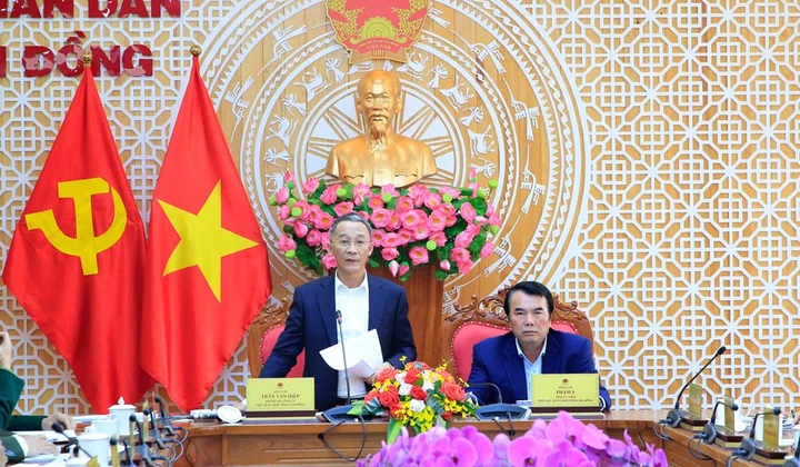 Lâm Đồng: Hội nghị trực tuyến toàn tỉnh đánh giá tình hình kinh tế xã hội tháng 1
