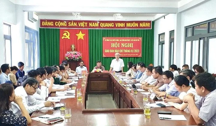 Đắk Nông: Giao ban báo chí tháng 1 năm 2023