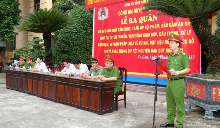 Nam Định: Công an huyện Vụ Bản hết lòng vì cuộc sống bình yên của nhân dân