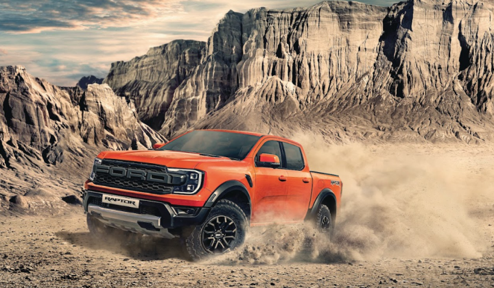 Ford Ranger Raptor thế hệ mới kết hợp khả năng vận hành off-road vượt trội