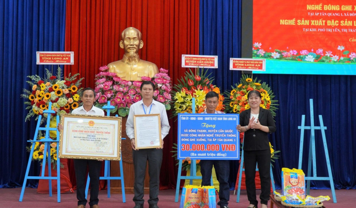 Long An: Huyện Cần Giuộc có 2 ngành nghề được công nhận Nghề truyền thống
