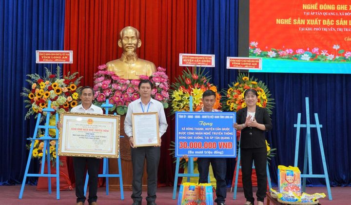 Long An: Huyện Cần Giuộc có 2 ngành nghề được công nhận Nghề truyền thống