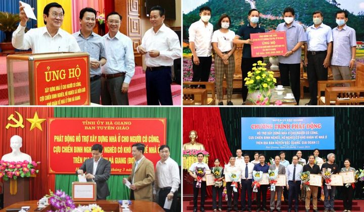 Sắc xuân từ những ngôi nhà nghĩa tình ở Hà Giang