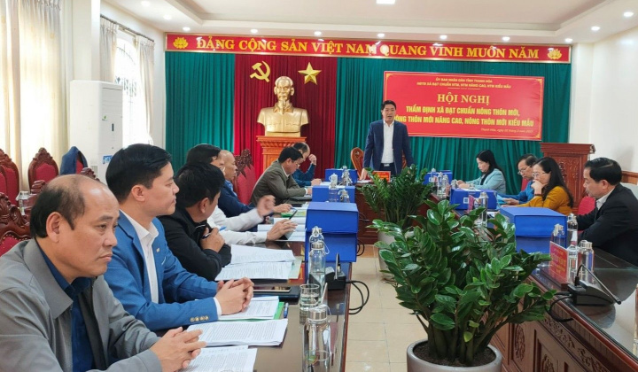 Thanh Hóa: Thẩm định, xét công nhận xã đạt chuẩn nông thôn mới, NTM nâng cao, NTM kiểu mẫu