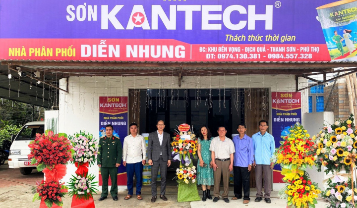 Hãng sơn Kantech: Khai trương Nhà phân phối Diễn Nhung - Phú Thọ