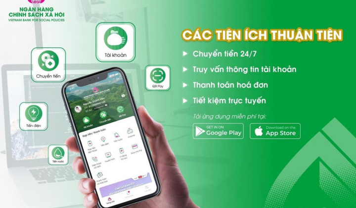 Đắk Nông: Ngân hàng chính sách xã hội ra mắt ứng dụng "Ngân hàng số trên điện thoại di động"