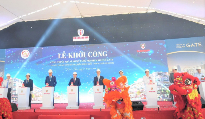 Hacom Ninh Thuận khởi công khu Shophouse thấp tầng Premium Ocean Gate