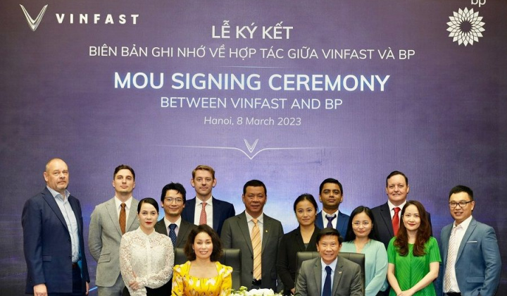 VinFast và BP hợp tác về các giải pháp năng lượng và di chuyển điện hóa toàn cầu