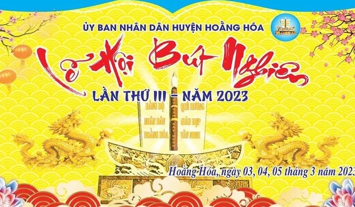 Hoằng Hoá (Thanh Hoá) long trọng tổ chức lễ hội Bút Nghiên lần thứ III năm 2023