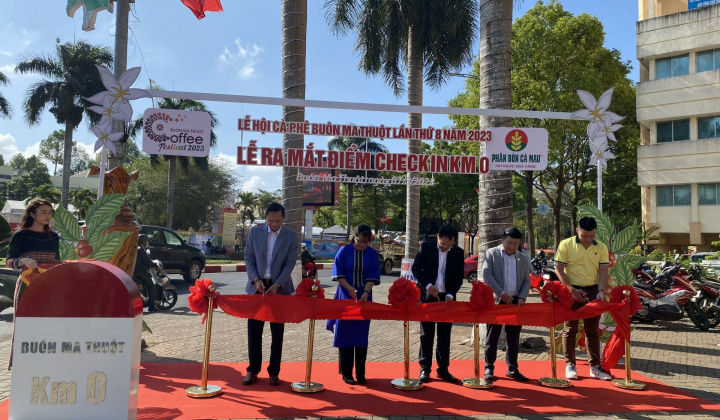 Đắk Lắk: Ra mắt điểm check-in Lễ hội Cà phê Buôn Ma Thuột lần thứ 8