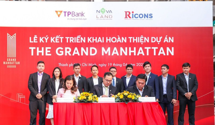 Novaland ký kết hợp tác triển khai hoàn thiện dự án The Grand Manhattan