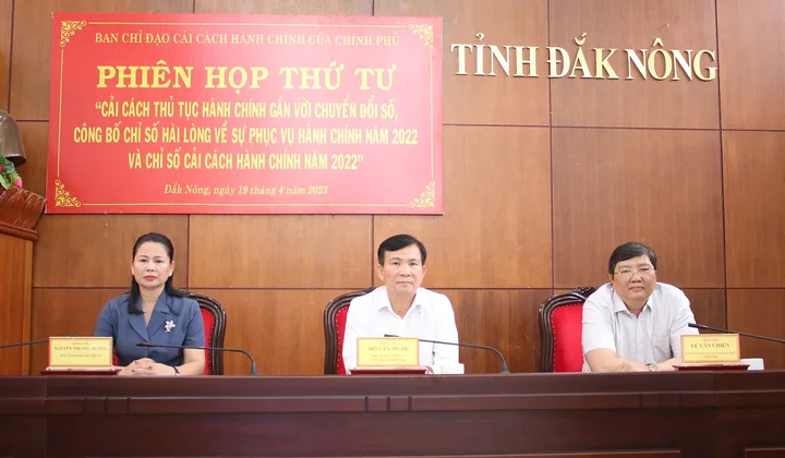 Đắk Nông: Xếp thứ 2 khu vực Tây Nguyên về cải cách hành chính phục vụ người dân doanh nghiệp