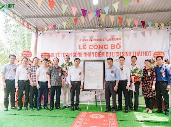 Nghệ An: Công nhận Điểm du lịch sinh thái HDT (Thanh Thủy, Thanh Chương)