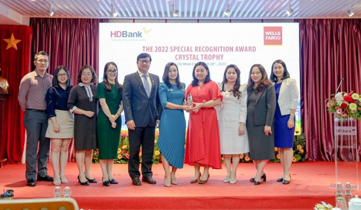 HDBank tiếp tục nhận giải thưởng chất lượng thanh toán quốc tế xuất sắc