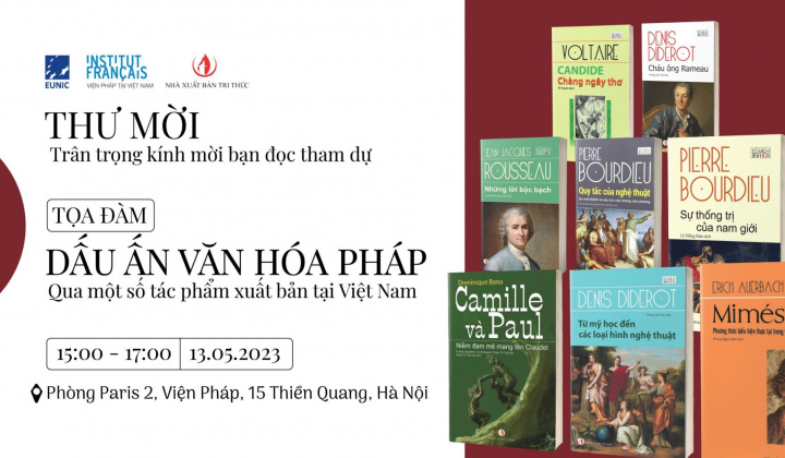 Đến với Tọa đàm Dấu ấn văn hóa Pháp qua một số tác phẩm xuất bản tại Việt Nam