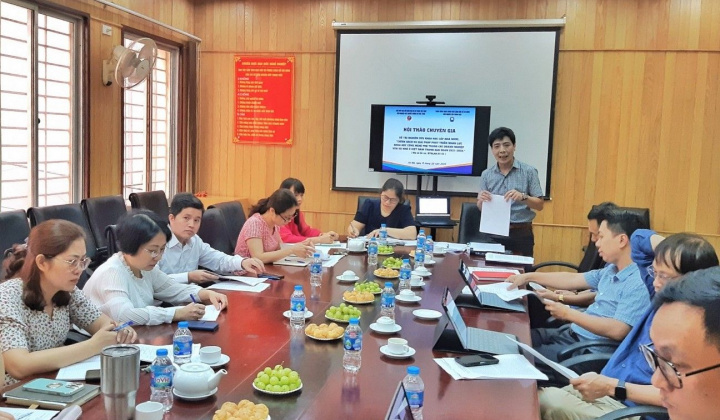 Hội thảo chuyên gia đề tài NCKH cấp Nhà nước: “Chính sách và giải pháp phát triển nhân lực KHCN trẻ trong các doanh nghiệp vừa và nhỏ ở Việt Nam trong giai đoạn 2021-2030.”