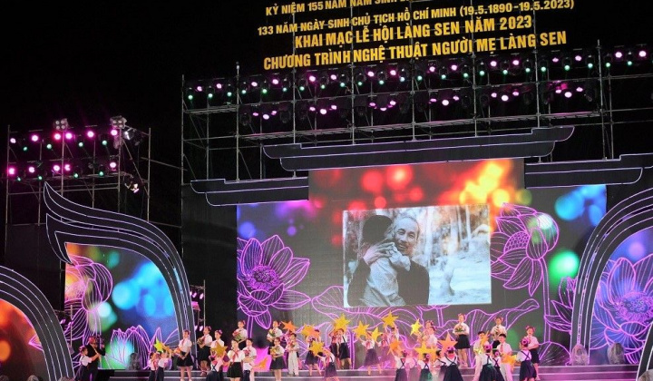 Nghệ An: Khai mạc Lễ hội Làng Sen năm 2023 và Chương trình nghệ thuật "Người Mẹ Làng Sen”.