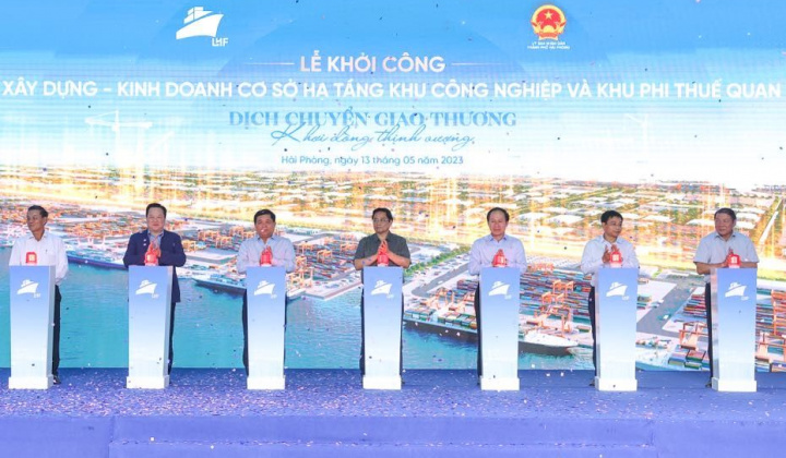 Khởi công Khu phi thuế quan Xuân Cầu-khu phi thuế quan cảng biển lớn nhất Việt Nam
