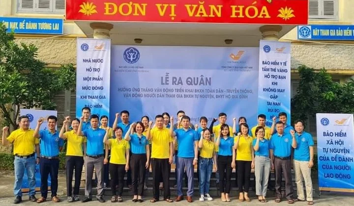 Thanh Hoá: Lễ ra quân hưởng ứng tháng vận động triển khai BHXH toàn dân