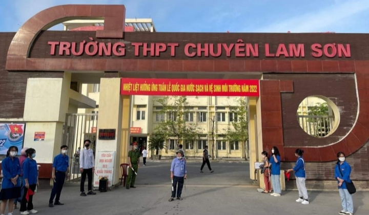 Thanh Hoá: Hơn 1.500 thí sinh đăng ký dự thi vào trường THPT Chuyên Lam Sơn
