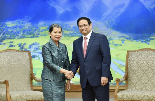Thủ tướng Phạm Minh Chính tiếp Phó Thủ tướng Campuchia