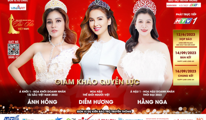 Dàn mỹ nhân Việt hội tụ tại Cuộc thi “Hoa khôi Doanh nhân Tài sắc Việt Nam năm 2023”