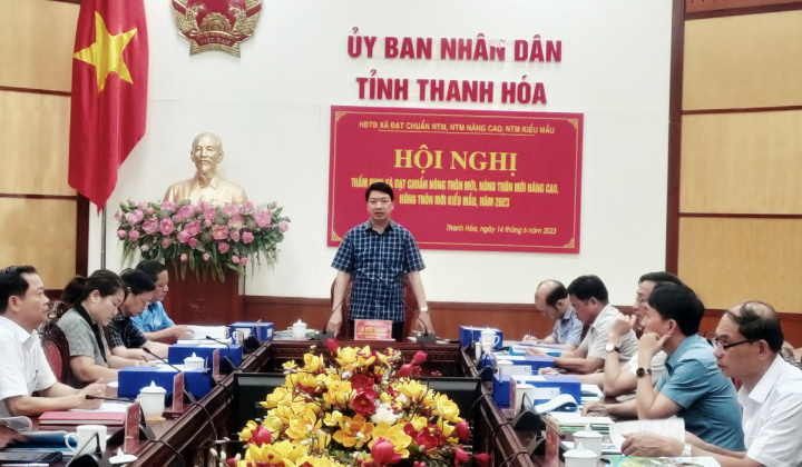 Thanh Hóa: Thẩm định, xét công nhận xã đạt chuẩn Nông thôn mới, NTM nâng cao, NTM kiểu mẫu cho 13 xã