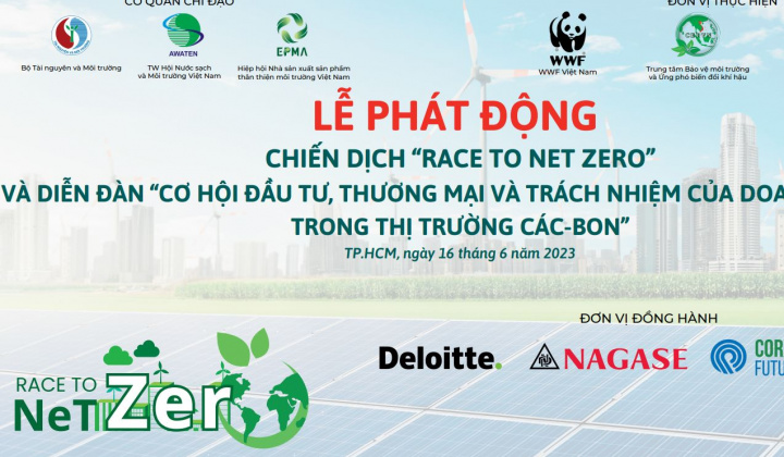 Lễ phát động chiến dịch Race To Net Zero và Diễn đàn "Cơ hội đầu tư, thương mại và trách nhiệm của doanh nghiệp trong thị trường các-bon"