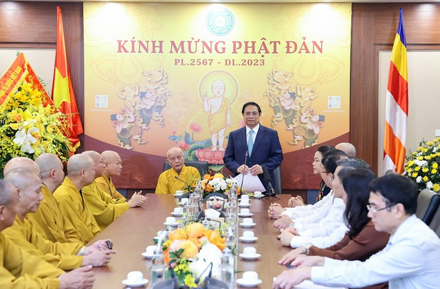Thủ tướng Phạm Minh Chính chúc mừng Đại lễ Phật đản