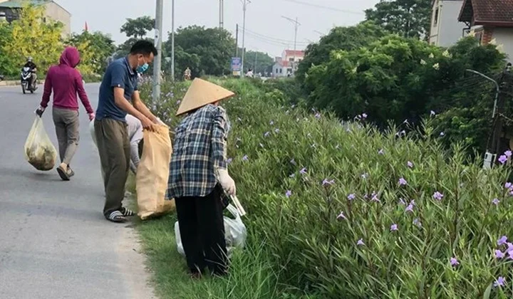 “Chủ nhật xanh” lan tỏa đến từng đường làng, ngõ xóm