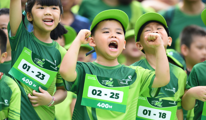 Giải chạy Vietcombank Let’s Run 2023 hưởng ứng tháng hành động vì trẻ em