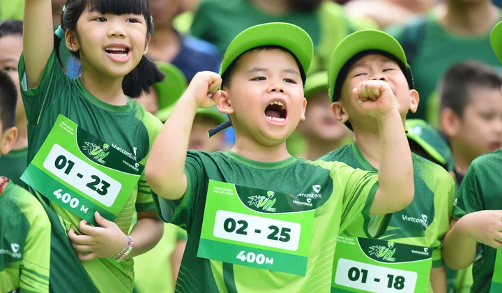 Giải chạy Vietcombank Let’s Run 2023 hưởng ứng tháng hành động vì trẻ em