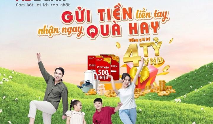 HDBank “ướp lạnh” nắng hè với BST quà tặng gần 4 tỷ đồng cho khách hàng gửi tiết kiệm