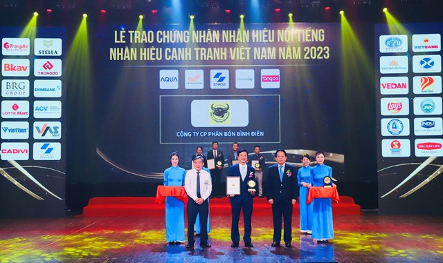 Bình Điền-Đầu Trâu đạt 'Top 10 nhãn hiệu nổi tiếng Việt Nam năm 2023'