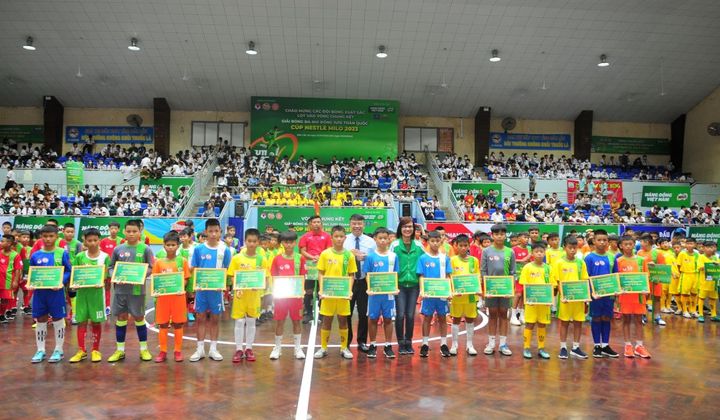 Khai mạc vòng chung kết giải Bóng đá Nhi đồng (U11) toàn quốc cúp Nestlé Milo 2023