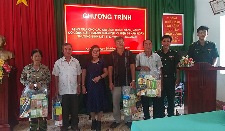 An Giang: Tri ân các Mẹ VNAH, gia đình chính sách nhân Ngày Thương binh Liệt sĩ