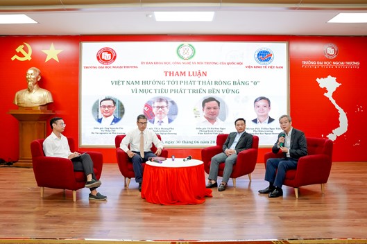 Việt Nam hướng tới phát thải ròng bằng “0” vì mục tiêu phát triển bền vững
