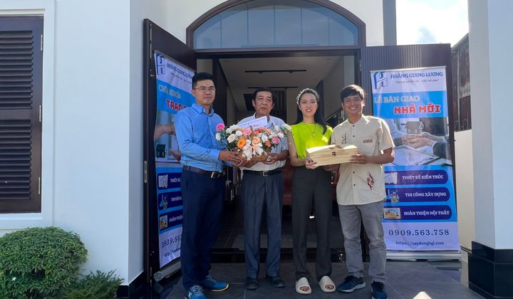 Bàn giao công trình nhà biệt thự Lala’s Villa tại Thanh Bình, Đồng Tháp