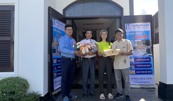 Bàn giao công trình nhà biệt thự Lala’s Villa tại Thanh Bình, Đồng Tháp