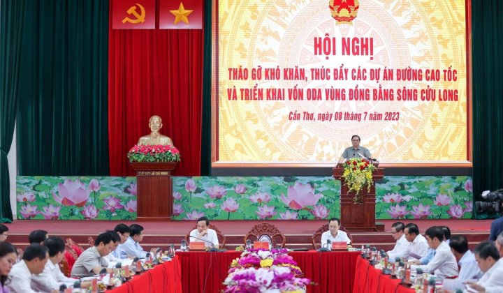 Tháo gỡ khó khăn, thúc đẩy các dự án cao tốc và triển khai các dự án ODA vùng ĐBSCL