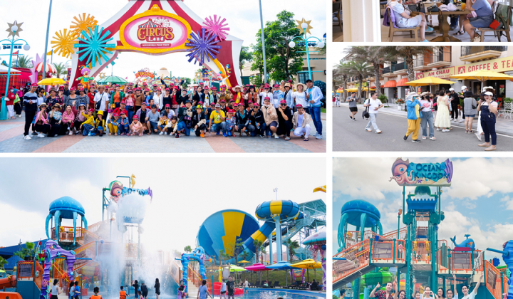 Biệt thự cho thuê Novaworld Phan Thiet: Cầu vượt cung